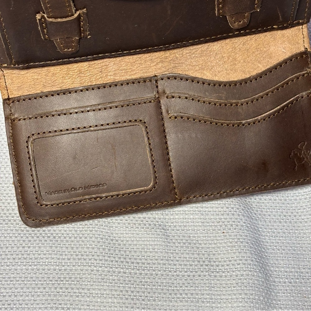 Saddleback On The Go Leather Wallet Dark Brown UNISEX - Picture 8 of 10